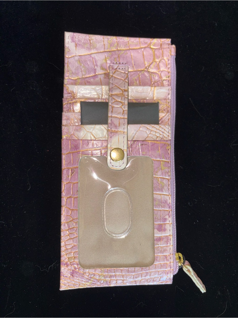 NWT Brahmin Amelia and matching CC Wallet in Lilac Whimsey - Picture 7 of 12